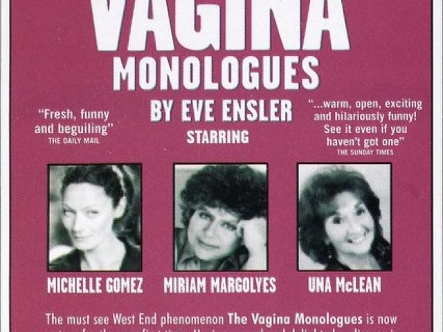 Publicity for The Vagina Monologues with Michelle Gomez, The List, 17 Oct 2002