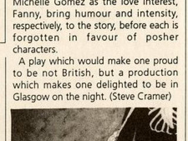 Review of Cavalcade from The List, 2 Dec 1999 (2 of 2)