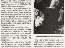 Article about The Pleasure Man from The List, 17 Feb 2000