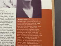 Michelle Gomez's bio from the Sleep With Me theatre programme