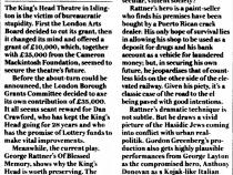 Review for Of Blessed Memory from The Guardian, 18 Feb 1998