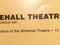 Trainspotting Theatre Programme for the Whitehall Theatre