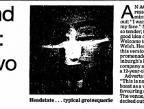 Review of Headstate, The Guardian, 20 Aug 1996 (1 of 2)