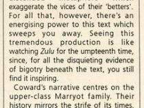 Review of Cavalcade from The List, 2 Dec 1999 (1 of 2)