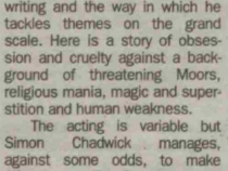 Review of The Jewess of Toledo, The Stage, 20 Feb 1997 (3 of 3)