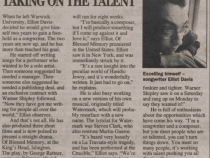 Article on the opening of Of Blessed Memory, The Stage, 5 Feb 1998